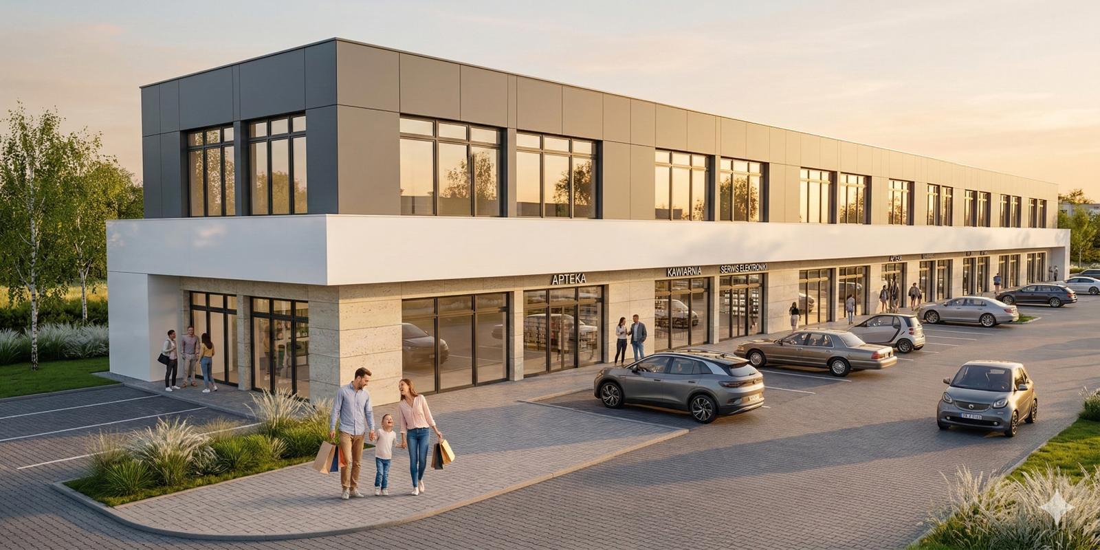 Radzymin, ul. Iglasta - budynek usługowy